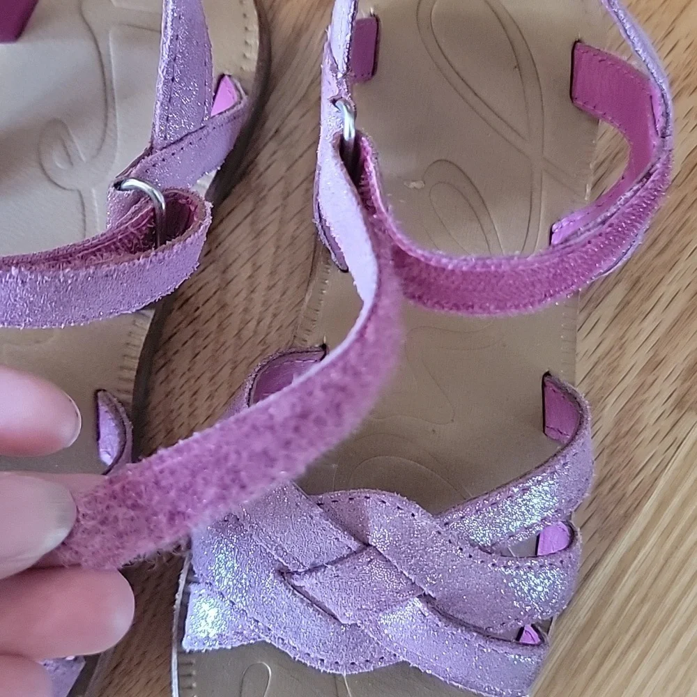 Joules Glitter Sparkle Shimmer Pink Sandals